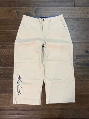 Tommy Hilfiger Women’s Cream Cotton Chino Pants